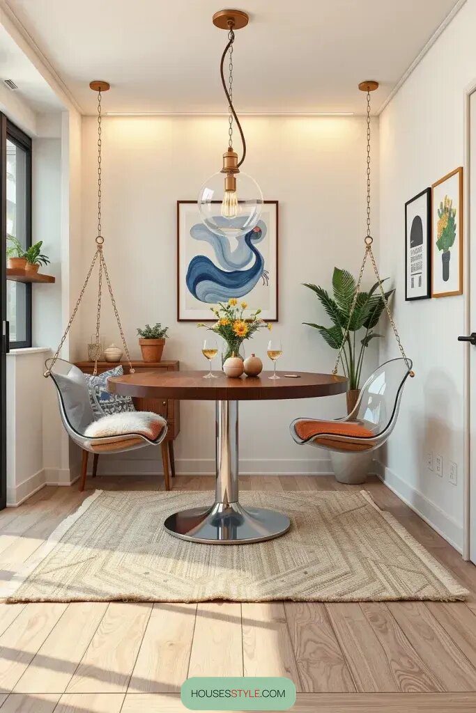 Unusual Seating Options Like Hanging Chairs