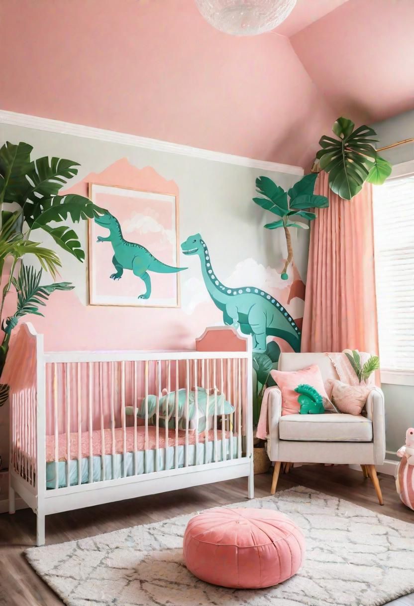 19. Playful Jurassic Nursery Theme