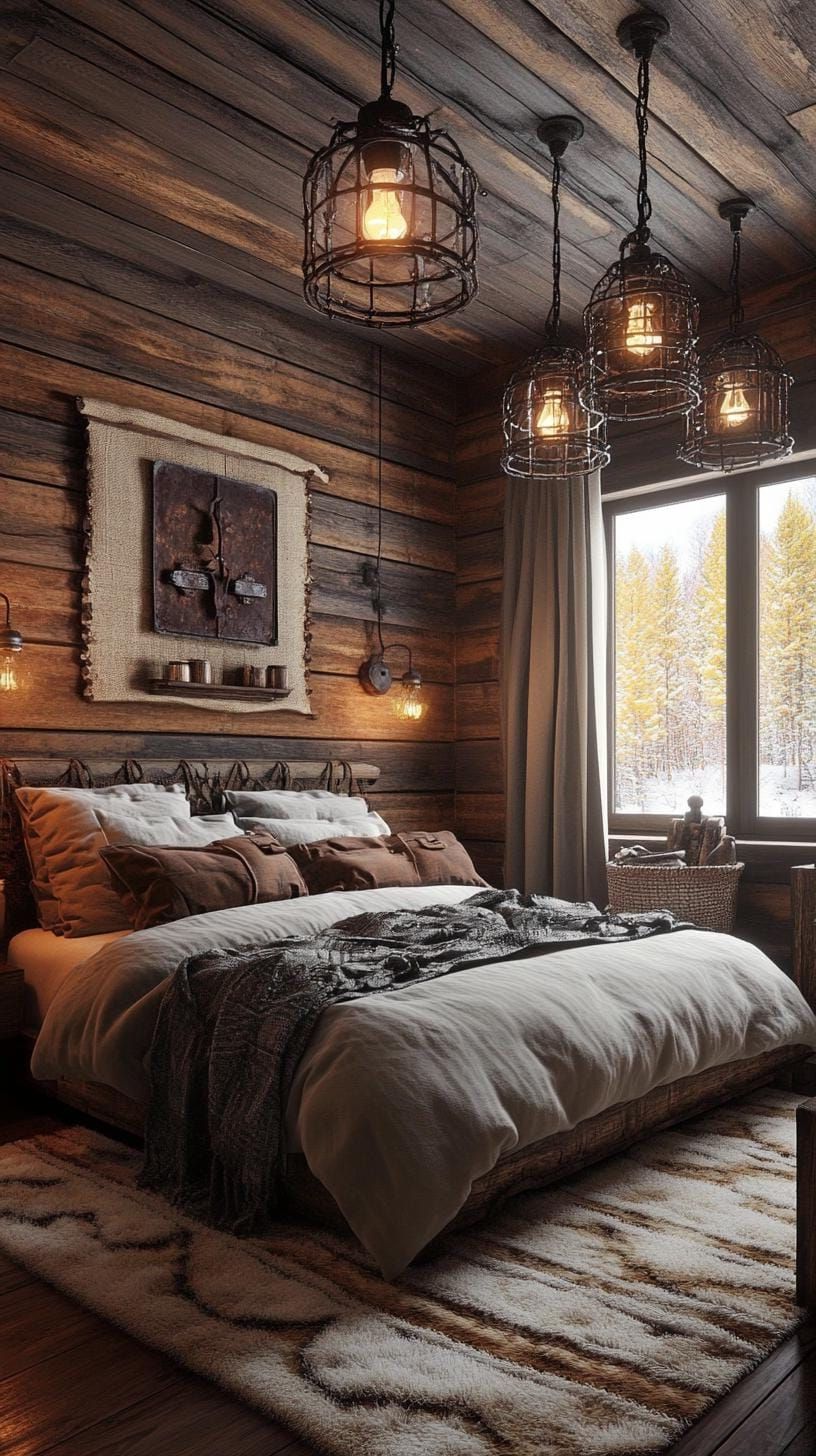 9. Hang Pendant Lights From Upcycled Metal - photo 3