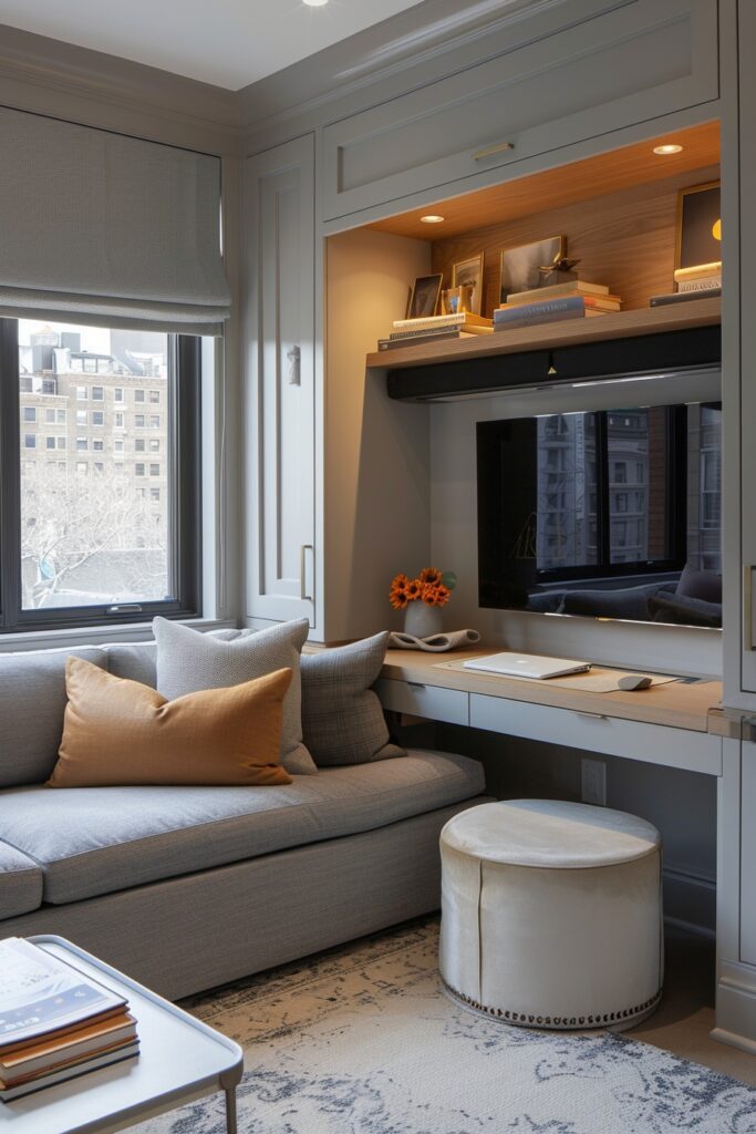 15. Pull-Out Desk Designs