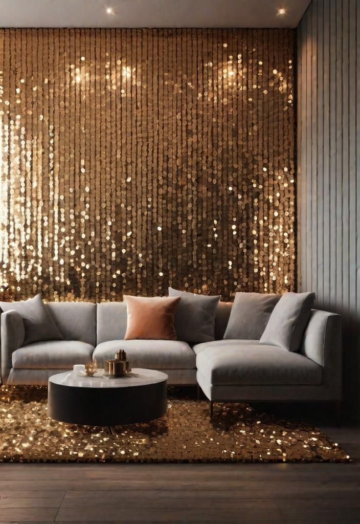 13. Sparkly Sequin Wall Option