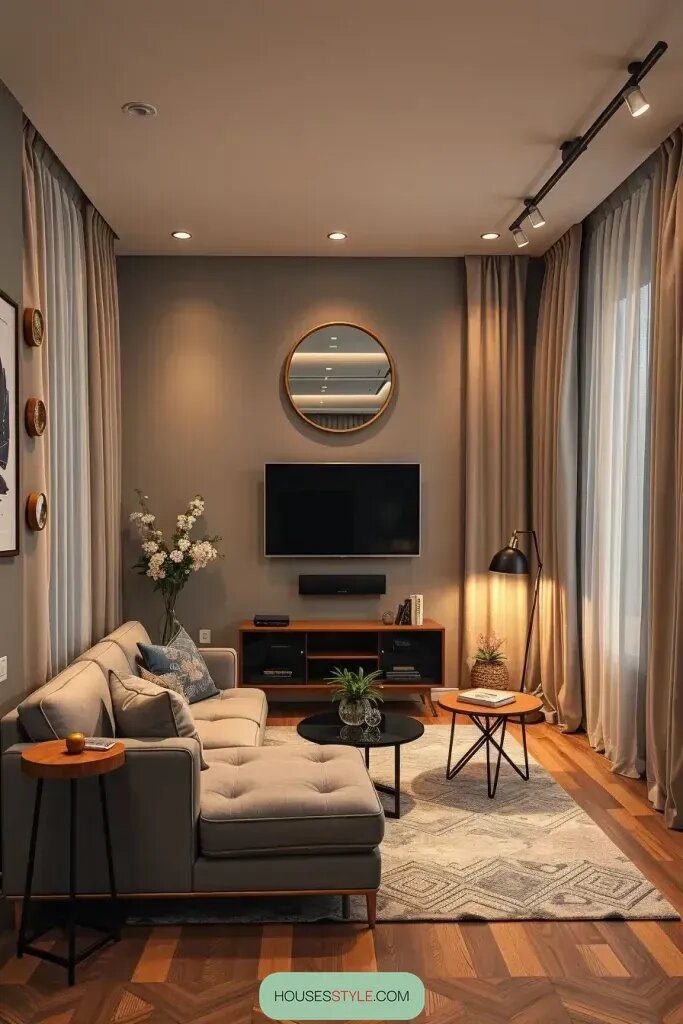Smart Sectional Sofa Placement For Small Rooms - photo 2