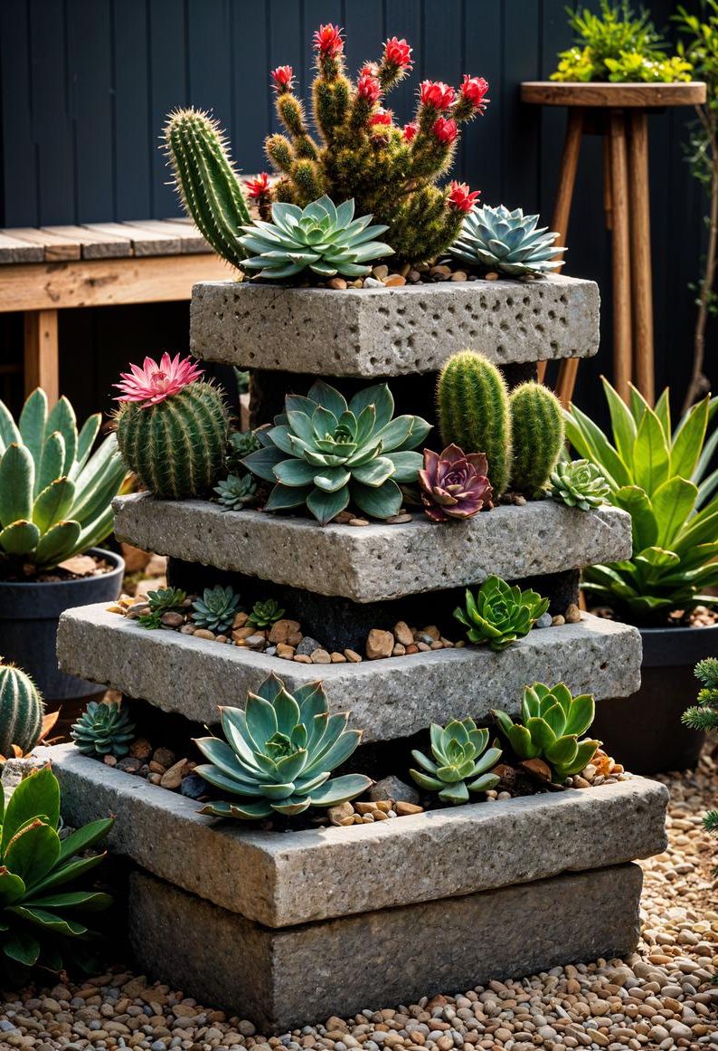 28. Hypertufa Planters for Succulents - photo 2