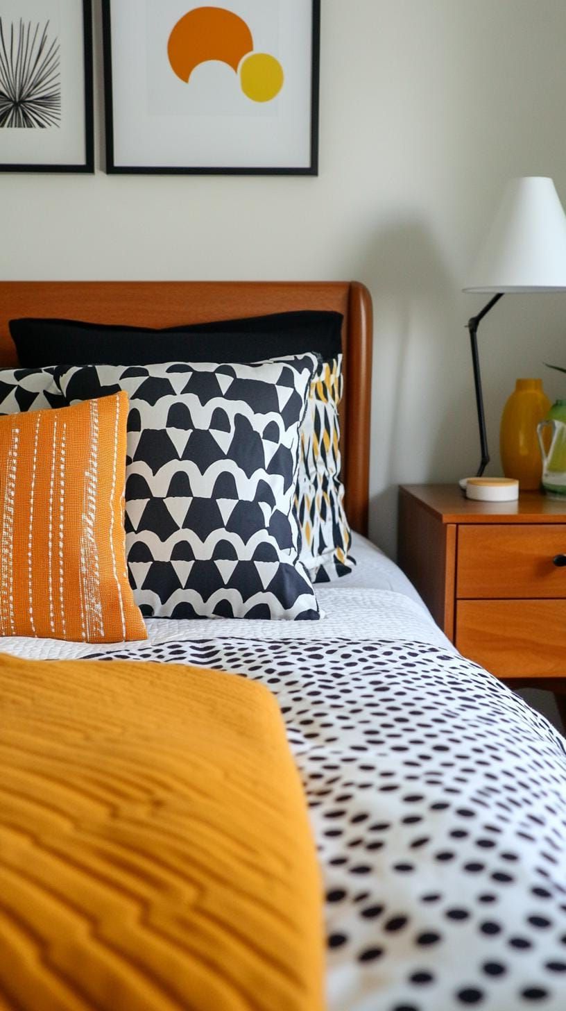 13. Retro Modern With Bold Color