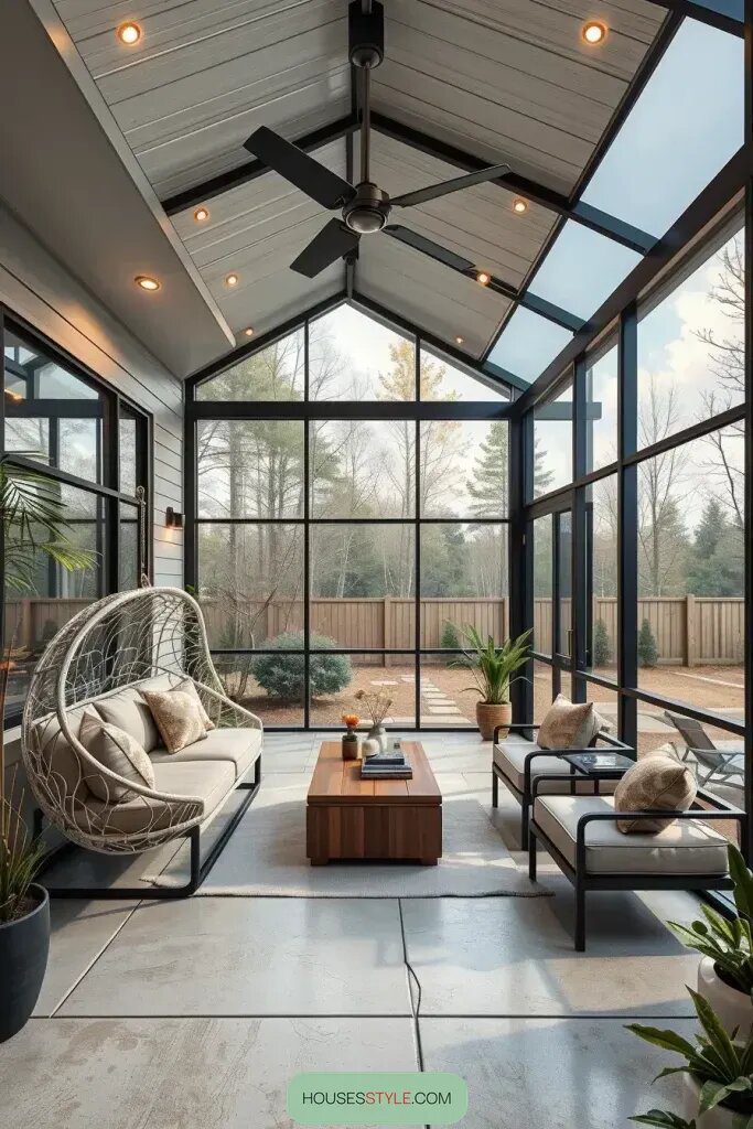 Modern Screened Porch Ideas For Contemporary Homes