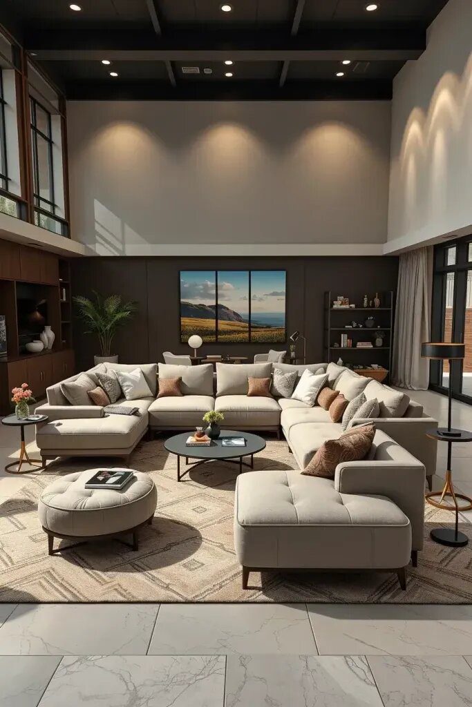 Sectional Seating Built for Extra Guests