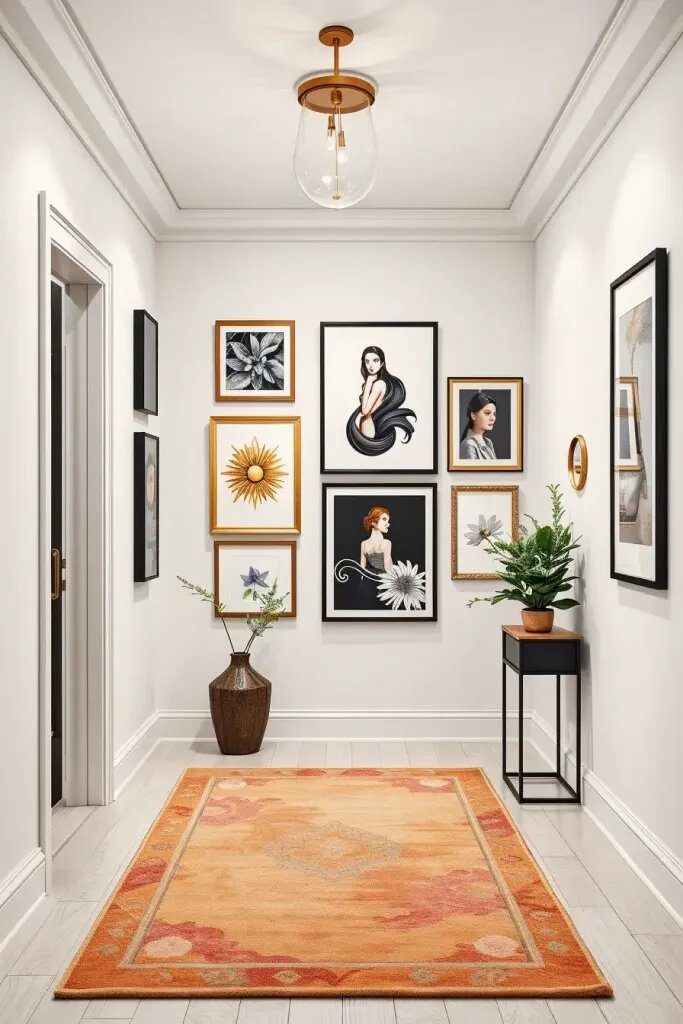 Gallery Wall Ideas to Showcase Your Hallway Art