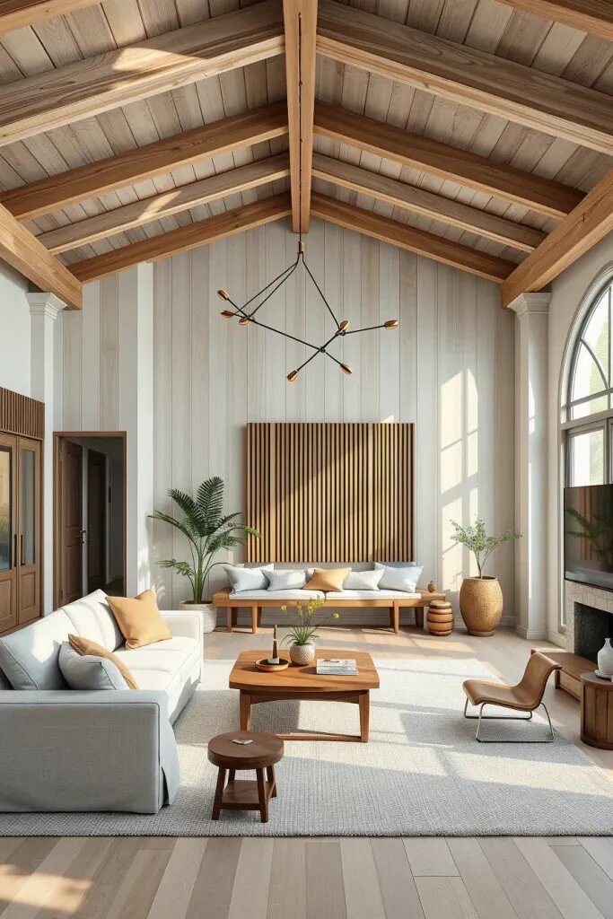 Wood Beams and Architectural Japandi Details