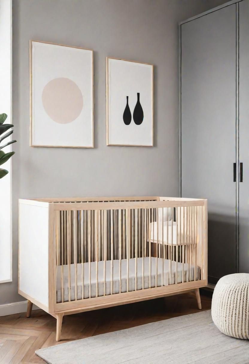 8. Adjustable-Height Cribs for Modern Nurseries