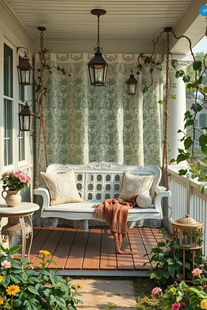 Cottagecore Swings With Florals and Pastel Tones