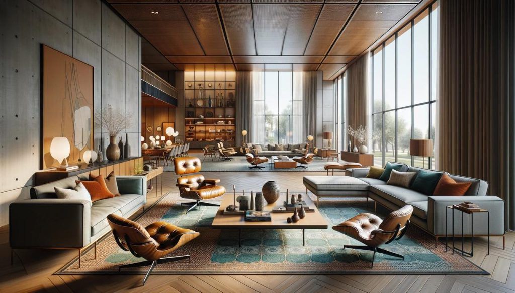 25 Color Palettes for a Mid-Century Modern Living Room - photo 14