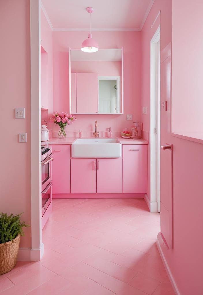 25. Making a Pink Sink the Focal Point