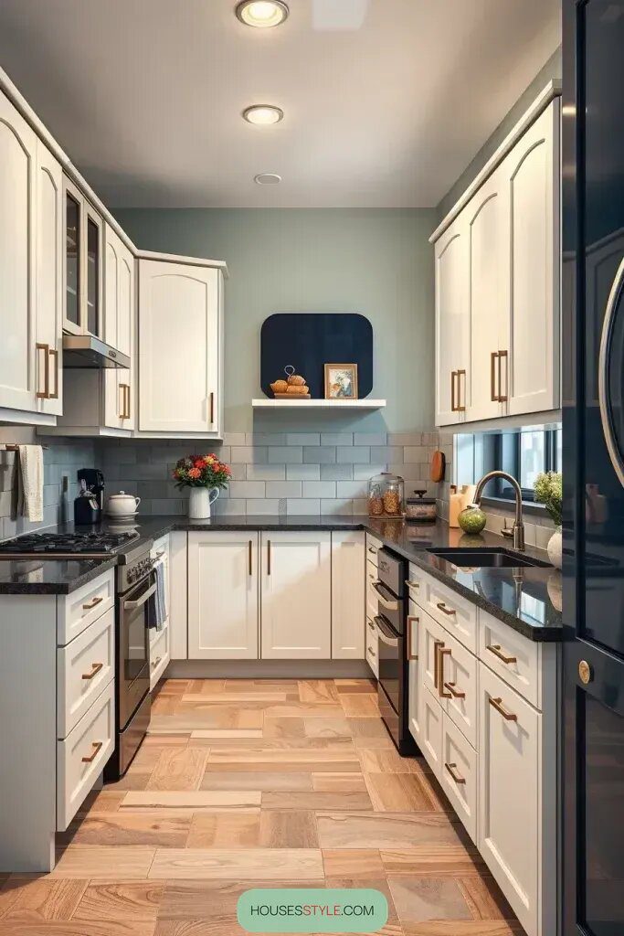 Kitchen Design Using Color Blocking Techniques - photo 2