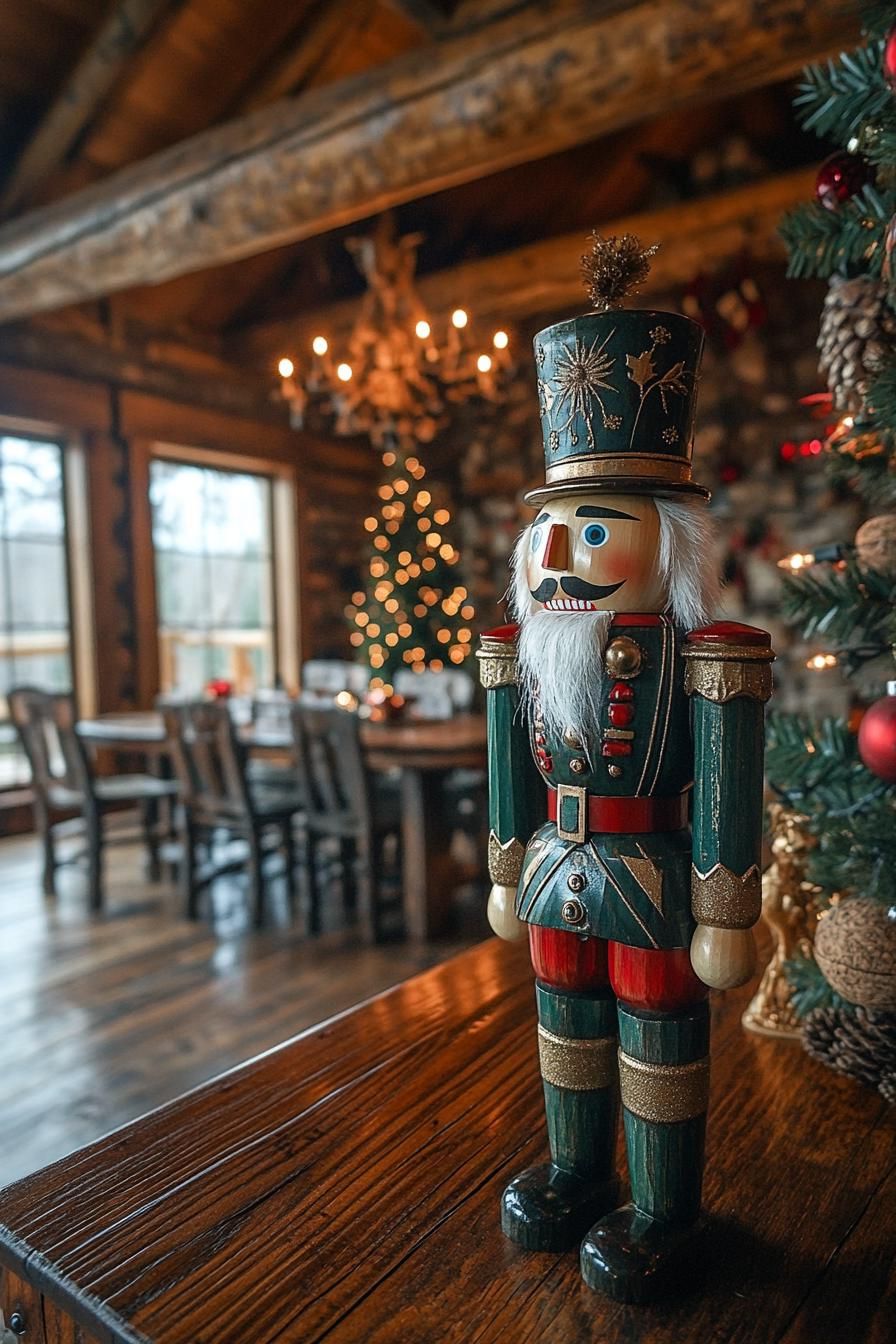 13. Wooden Nutcrackers for Lodge Style