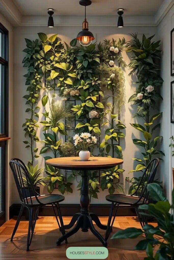 Freshen Up Your Dining Area With Vertical Gardens - photo 2