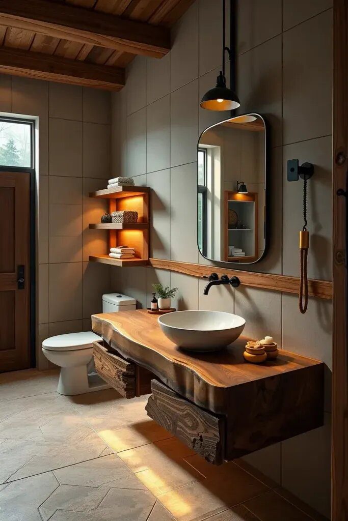 Boat-Shaped Rustic Wall Mirrors - photo 2