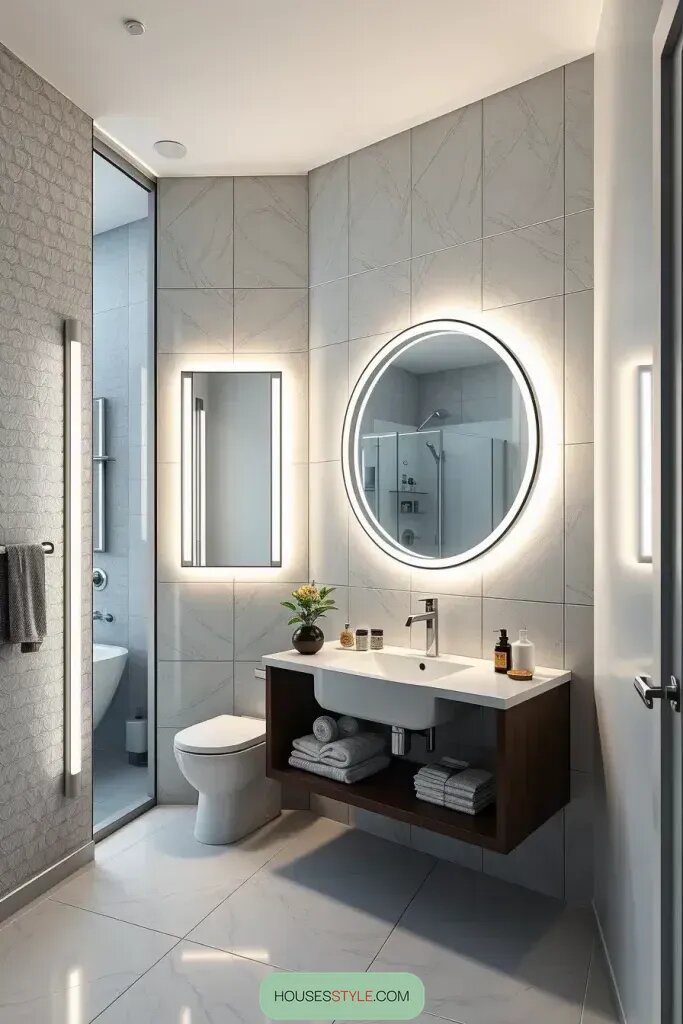 9. Statement Mirrors That Add Personality