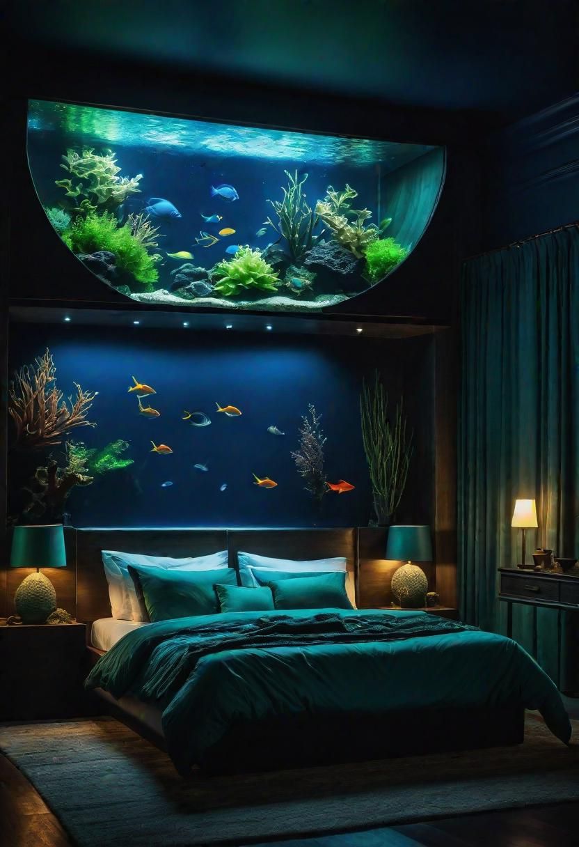 7. Atlantis-Inspired Aquarium Feature