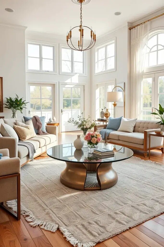 10 Ways to Style a Chic Glass Table