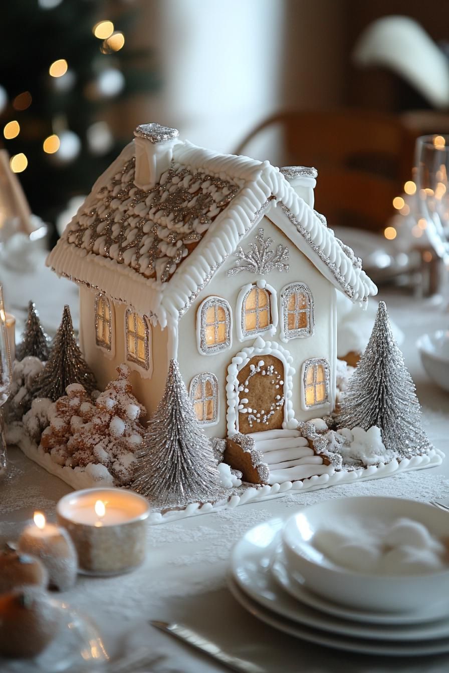17. Building Winter Wonderland Gingerbread Homes