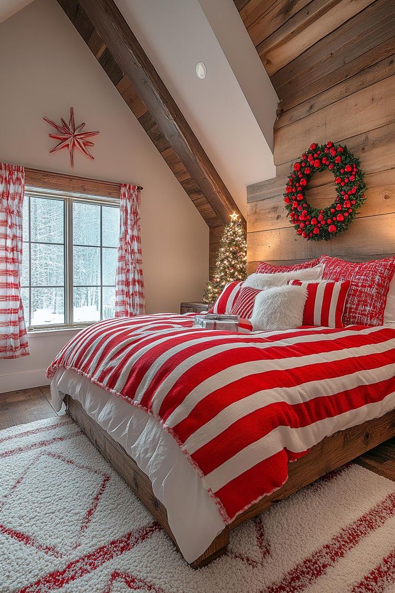 9. Candy Cane Bedding Inspiration - photo 3