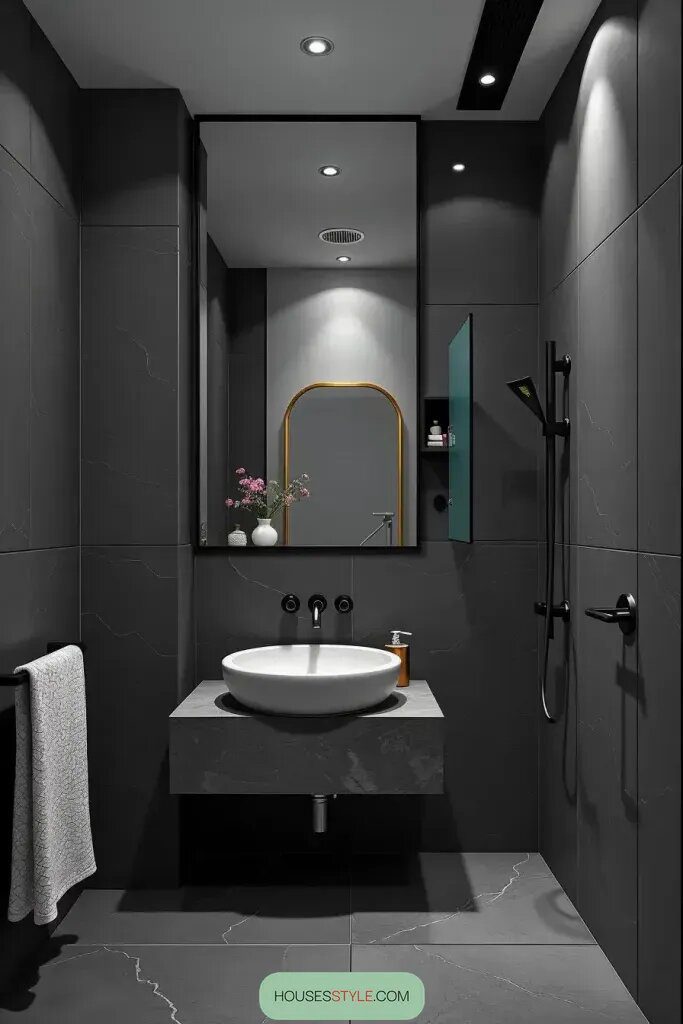 Textured Monochrome Bathrooms Done Right - photo 2
