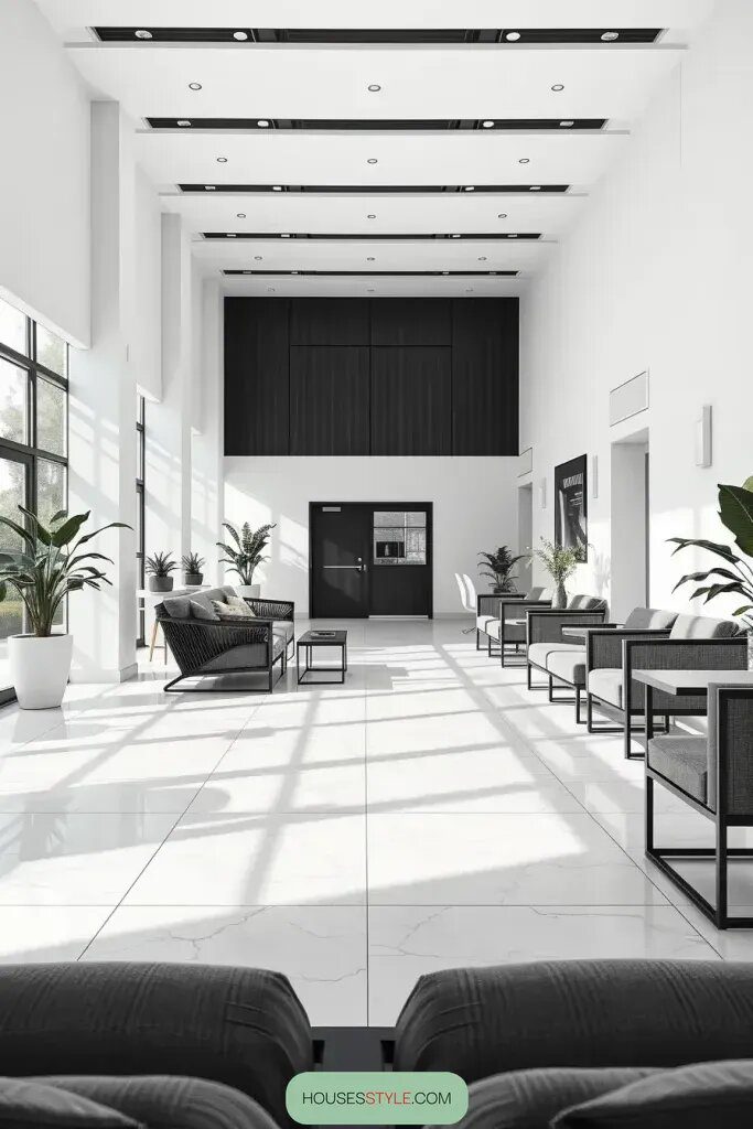 Black and White Hotel Entrances Compared
