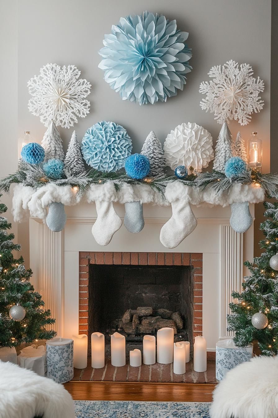 14. Snowflake Accents for Mantle Magic - photo 2
