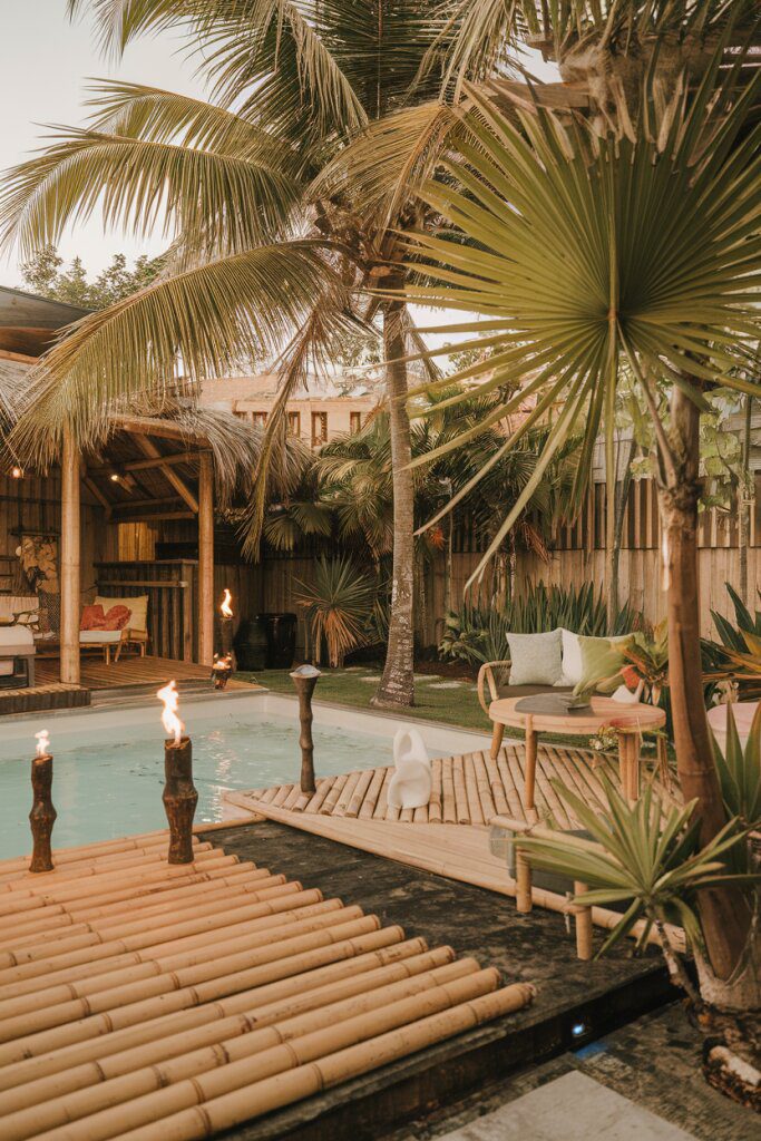 Bamboo Decking for a Tropical Feel