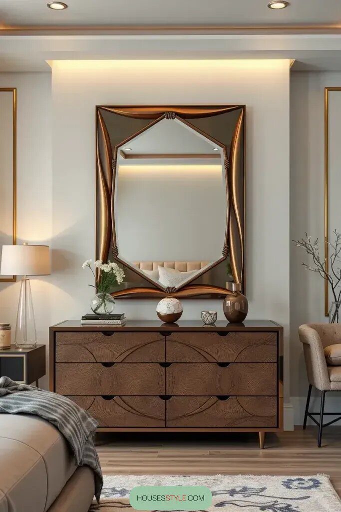 Creative Mirror Shapes as Wall Art