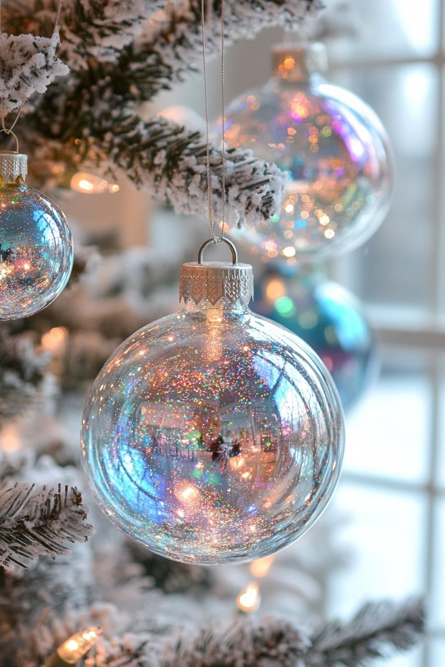 16. Blue-Hued Winter Wonderland Baubles - photo 3
