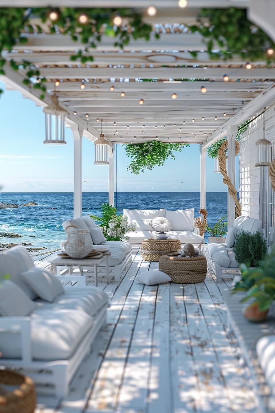 7. Coastal Pergola Patio Ideas - photo 2