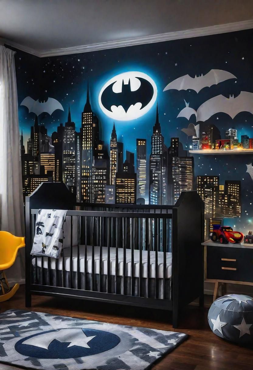 45. Superhero Themed Nursery Suite
