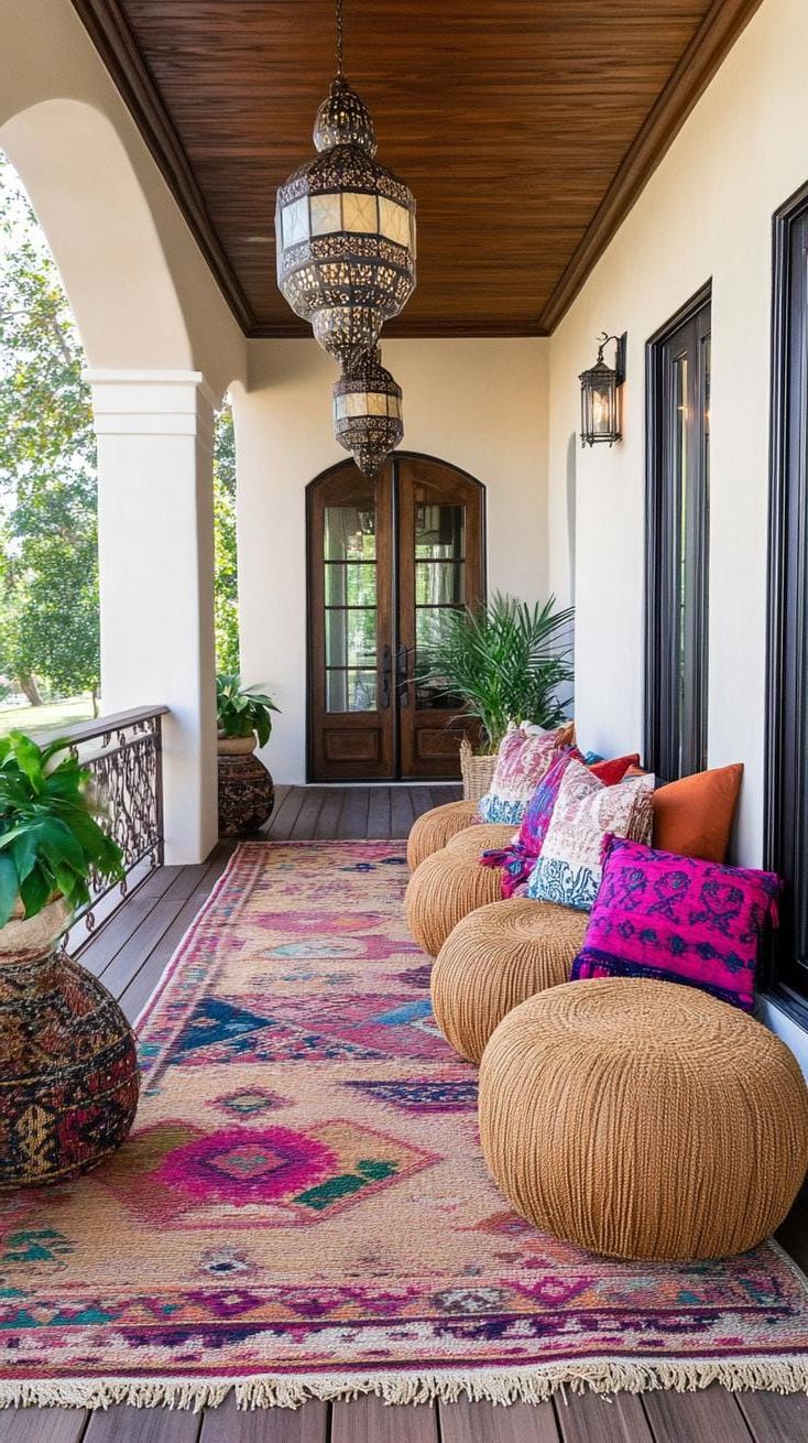 17. Moroccan Style With Ornate Lanterns