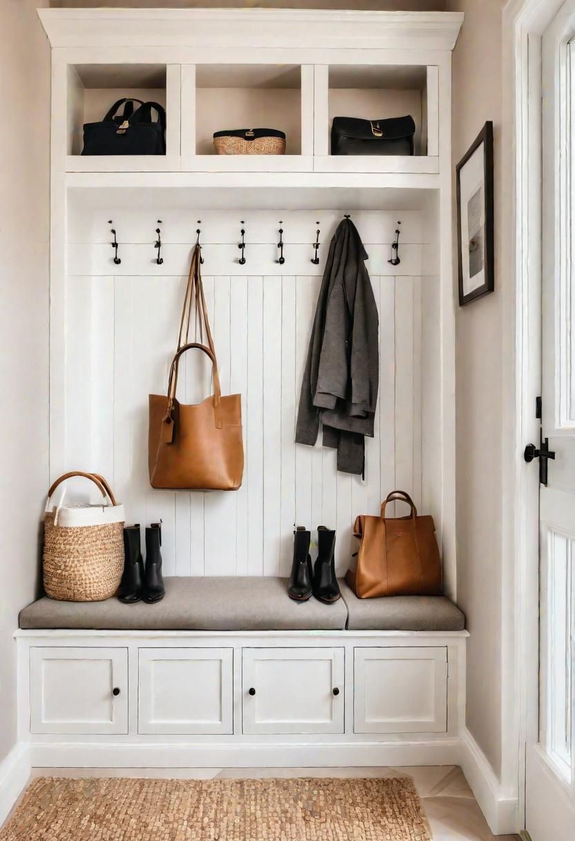 24. Mudroom Cubbies for Small Nooks