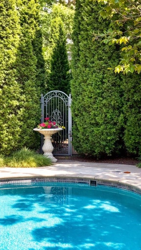 Boosting Backyard Privacy with Fencing and Hedges