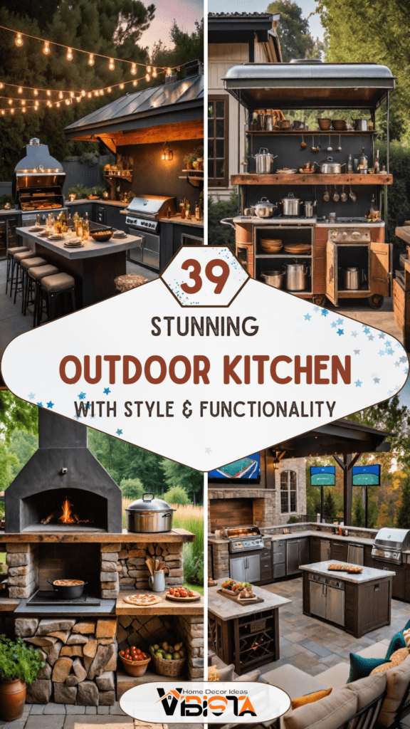 39 Stunning Outdoor Kitchen Ideas: With Style and Functionality