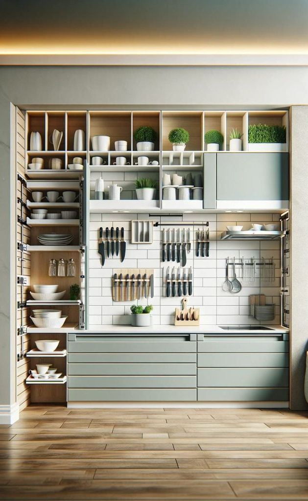 2. Smart Kitchen Cabinet Upgrades