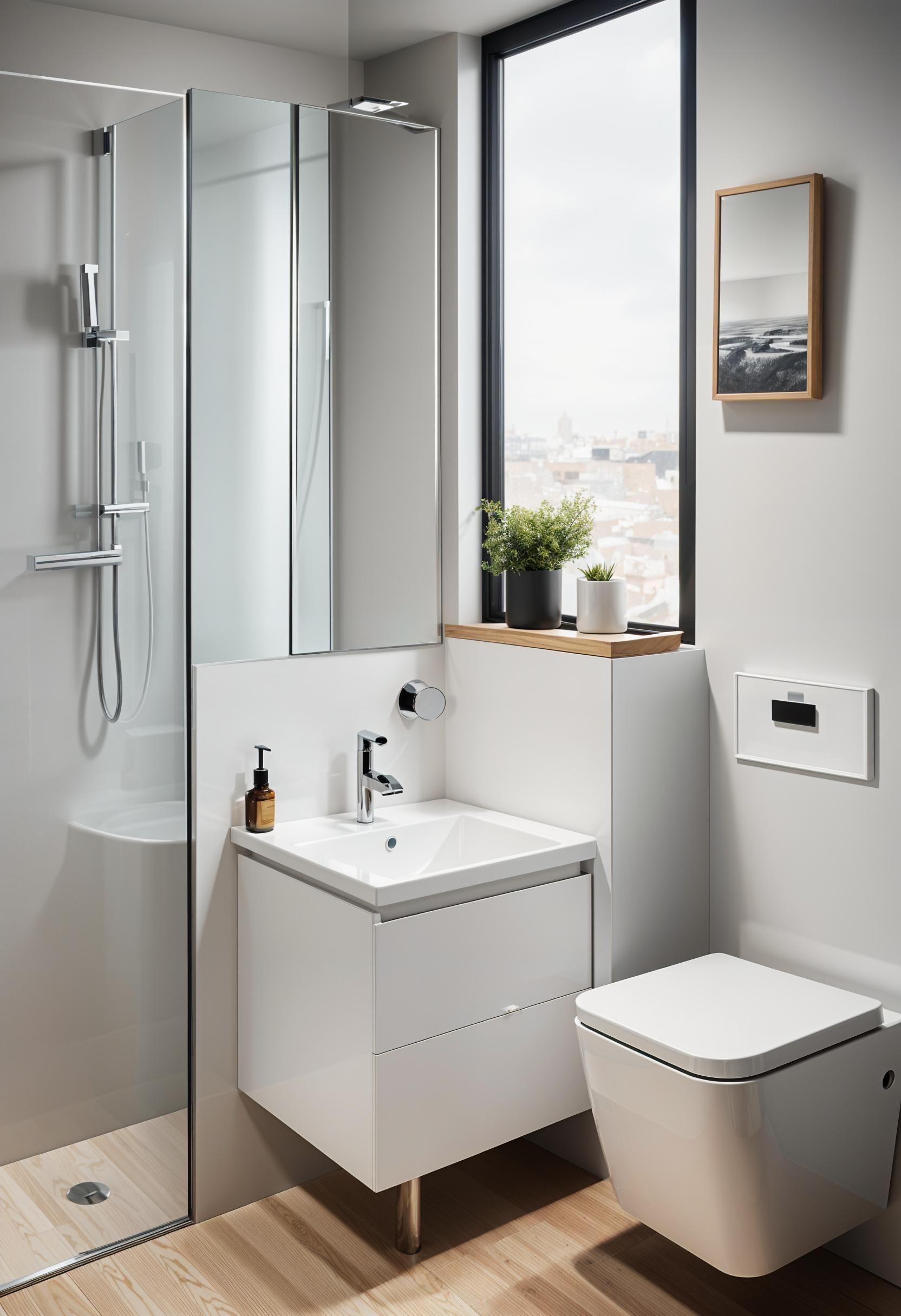17. Fixtures Built for Small Bathrooms