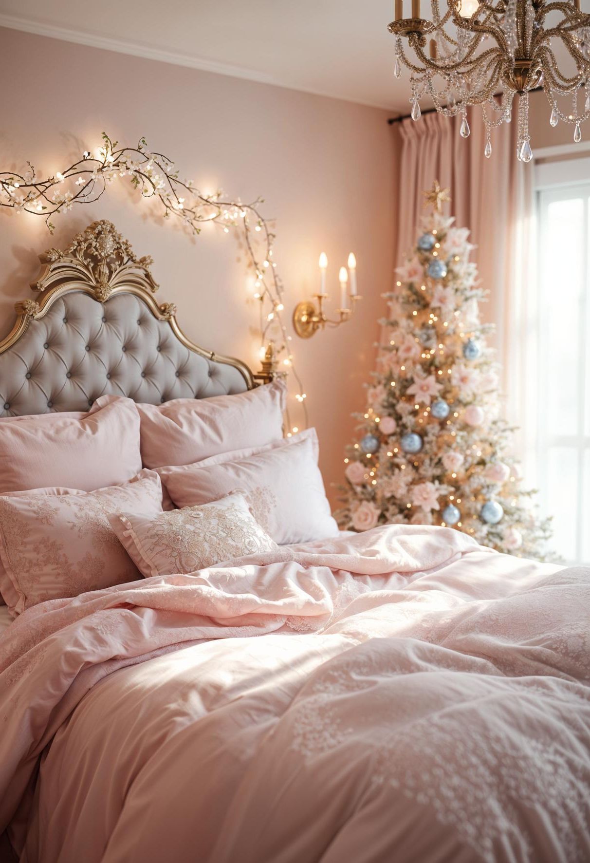 11. Feminine Touches for Christmas Decor