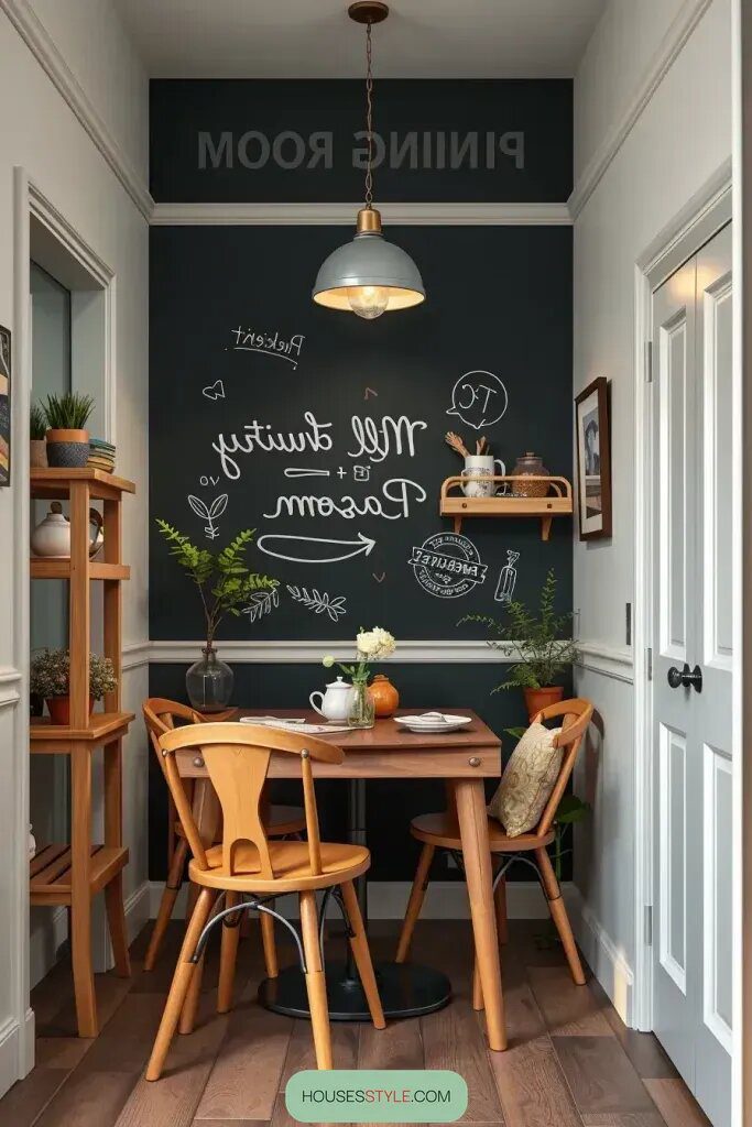 Using Chalkboard Paint Walls for Menus and Messages - photo 2