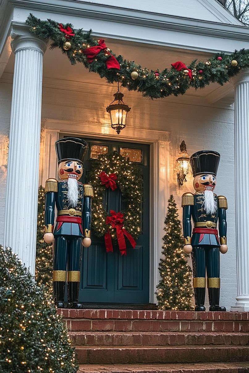 17. Oversized Nutcracker Statues Outdoors - photo 2
