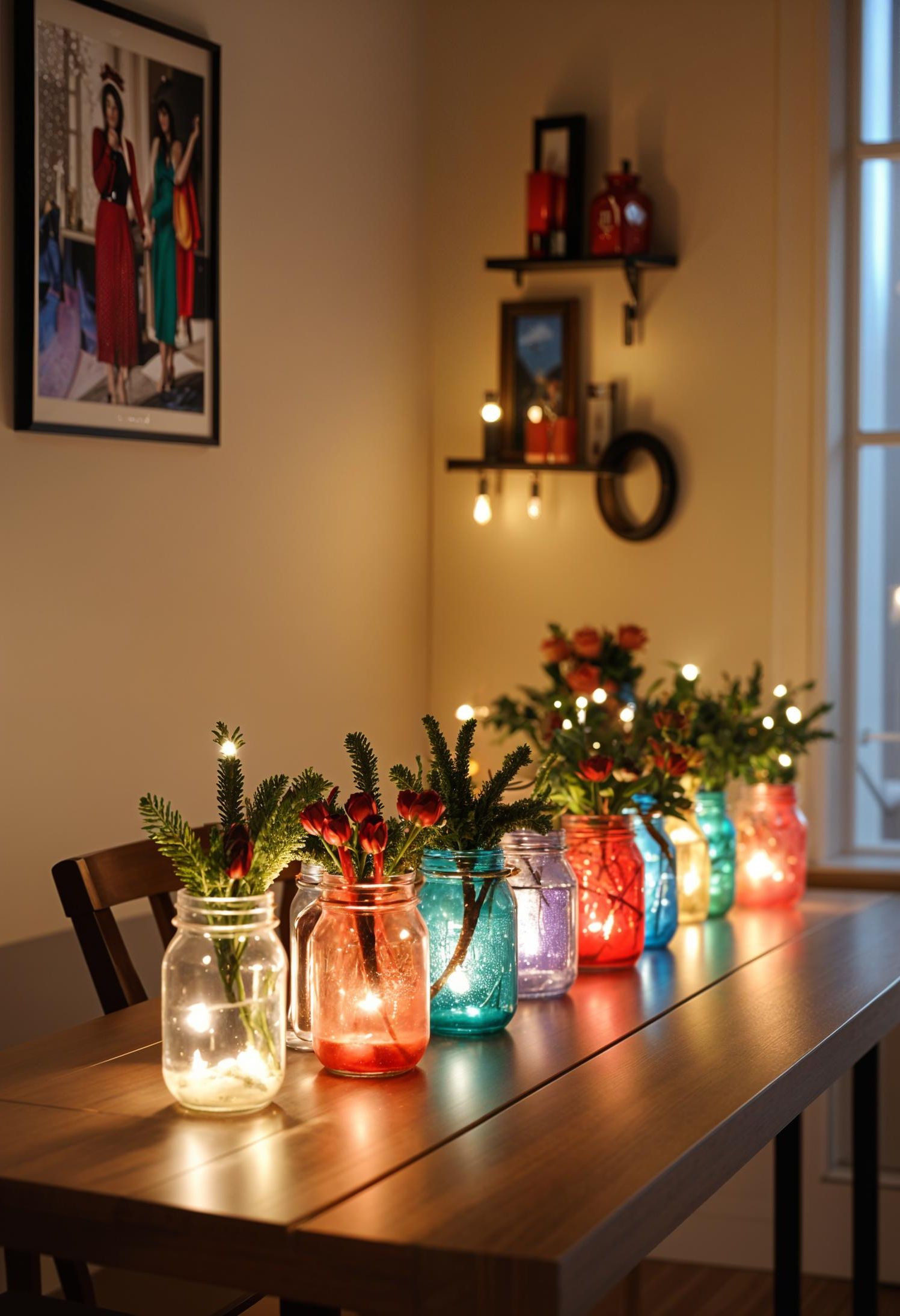 16. Mason Jar Ornament Displays - photo 2
