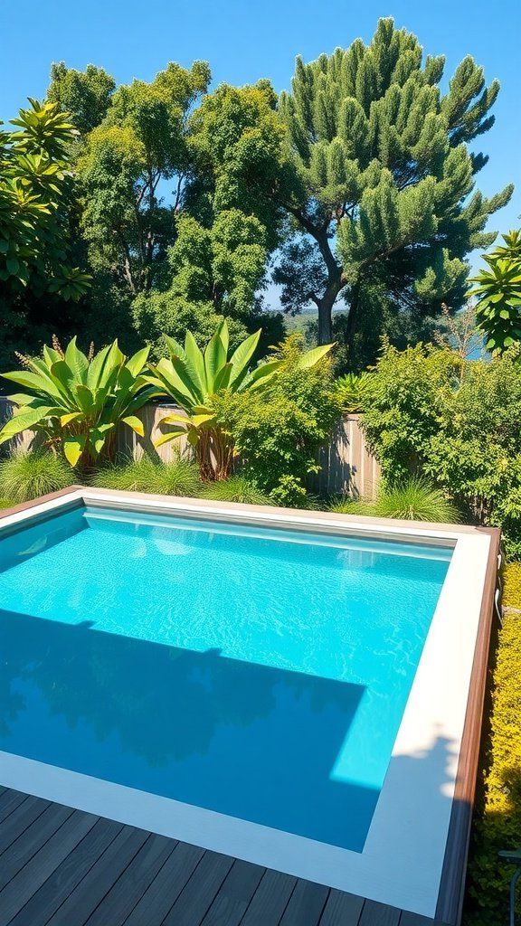 13. Infinity Pool Style for a Calm Backyard