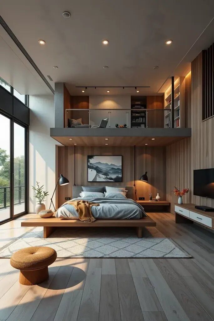 Multi-Level and Floating Bedroom Layouts - photo 2