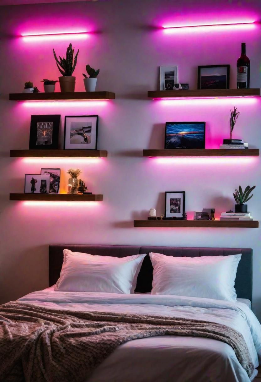 23. LED Skateboard Shelf Display