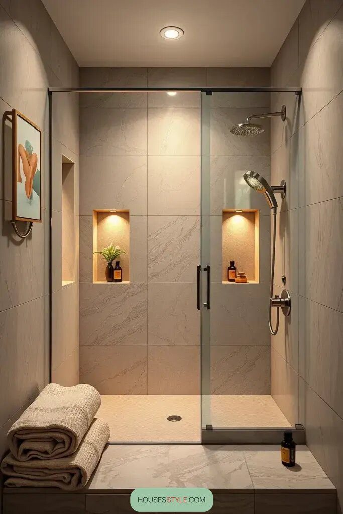 1. Pair Products and Decor in Built-In Nooks
