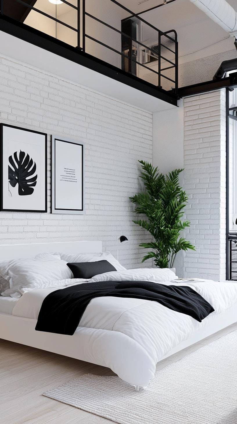 13. Modern Monochrome Loft Design - photo 4