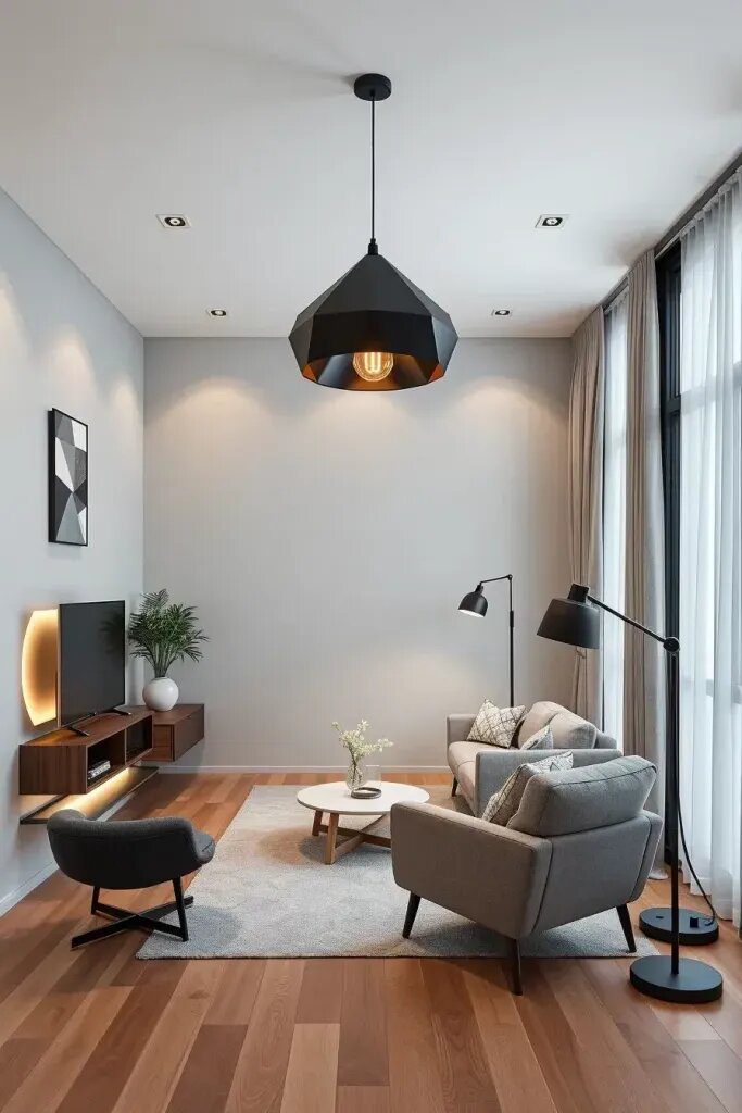 Statement Lighting for Cozy Living Spaces