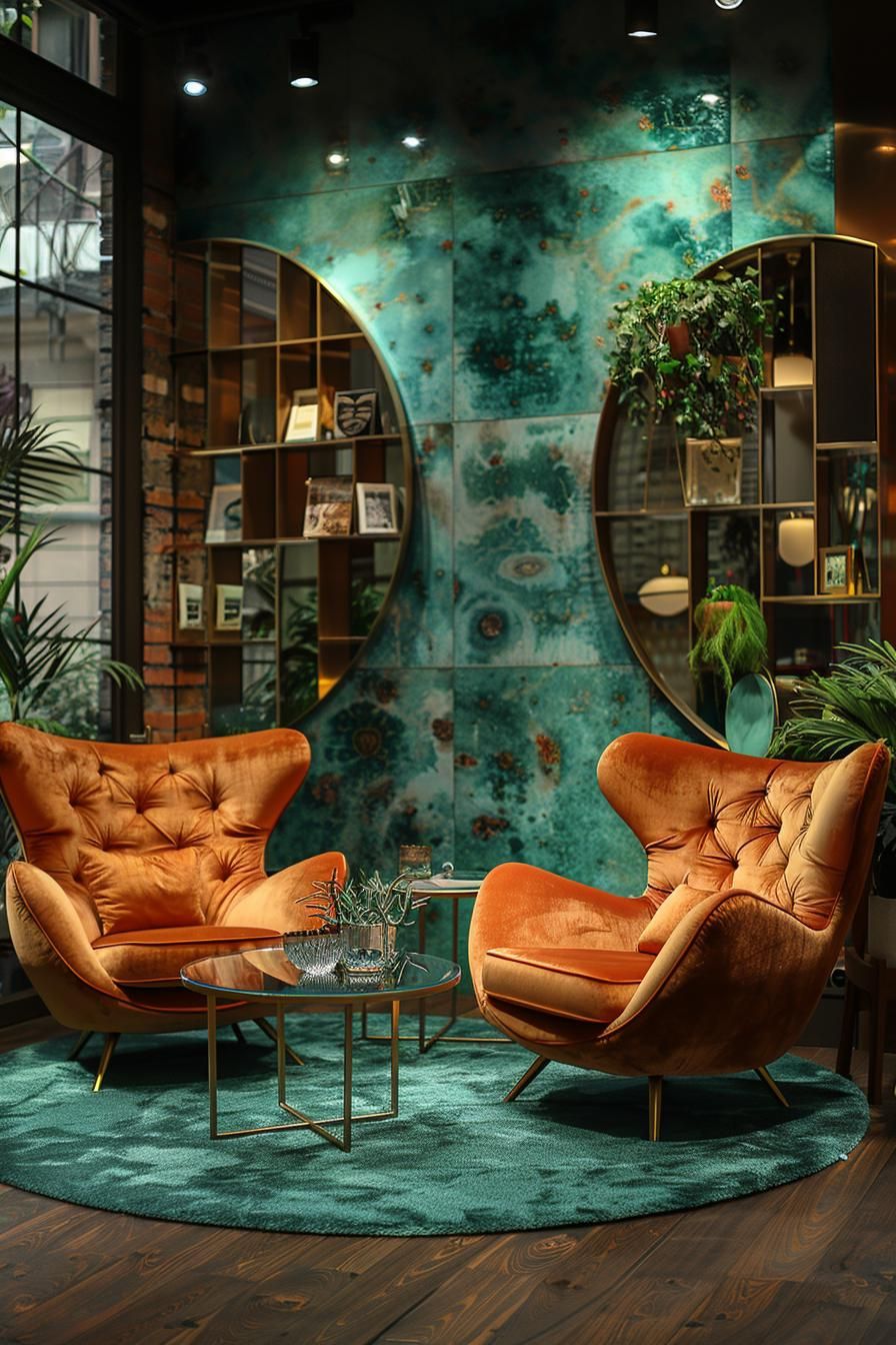 17. Cozy Seating Setup, Mid-Century Style - photo 2